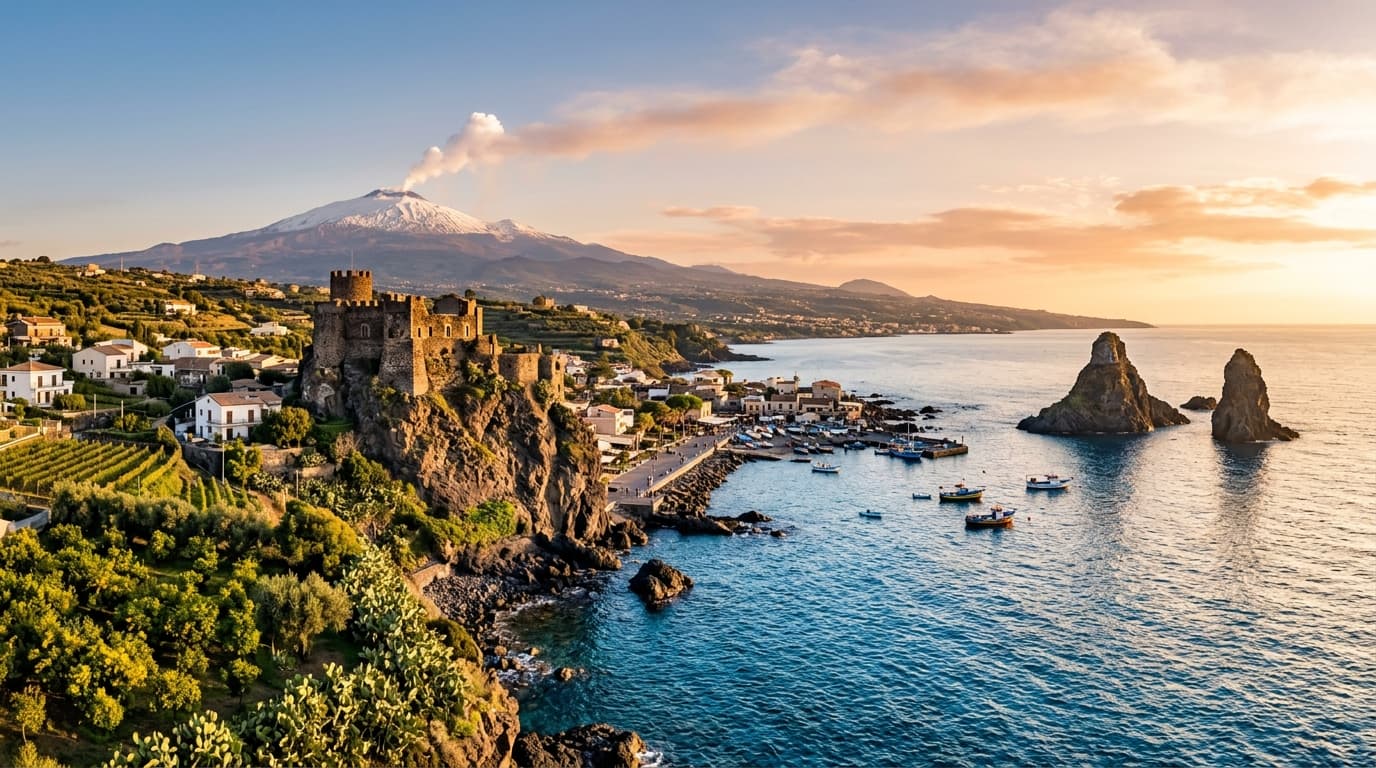 Panorama Aci Castello - B&B Gli Efori