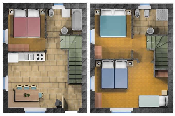 2-Room Apartment – Appartamenti Li Pont Livigno - Foto 2